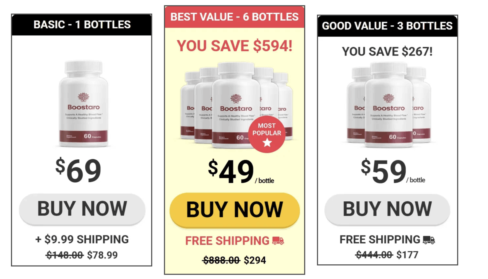 Order Boostaro from official website